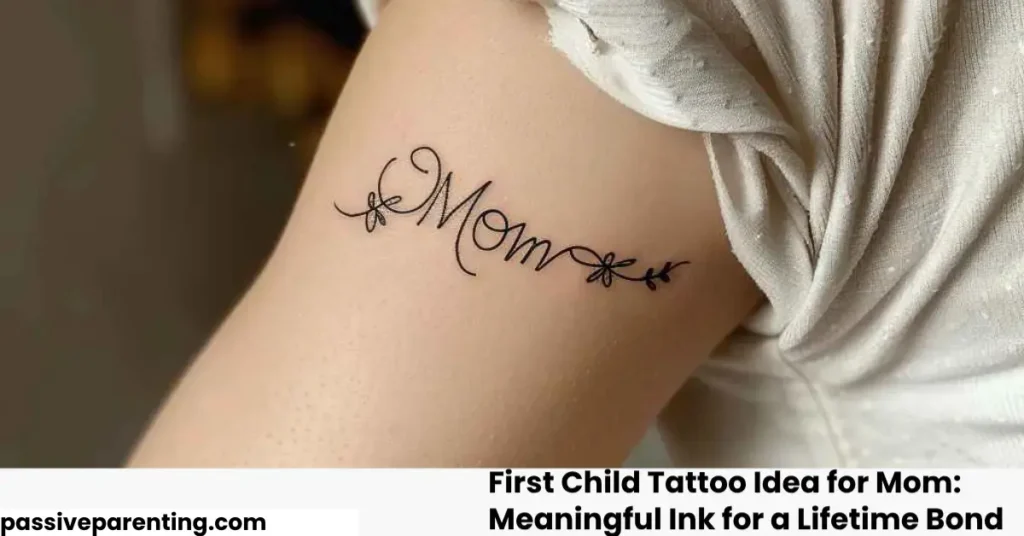 First Child Tattoo Idea for Mom Meaningful Ink for a Lifetime Bond