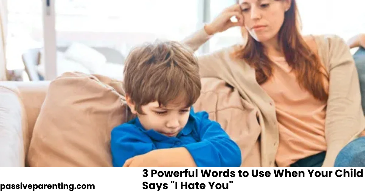 3 Powerful Words to Use When Your Child Says “I Hate You” (and Why They Matter)