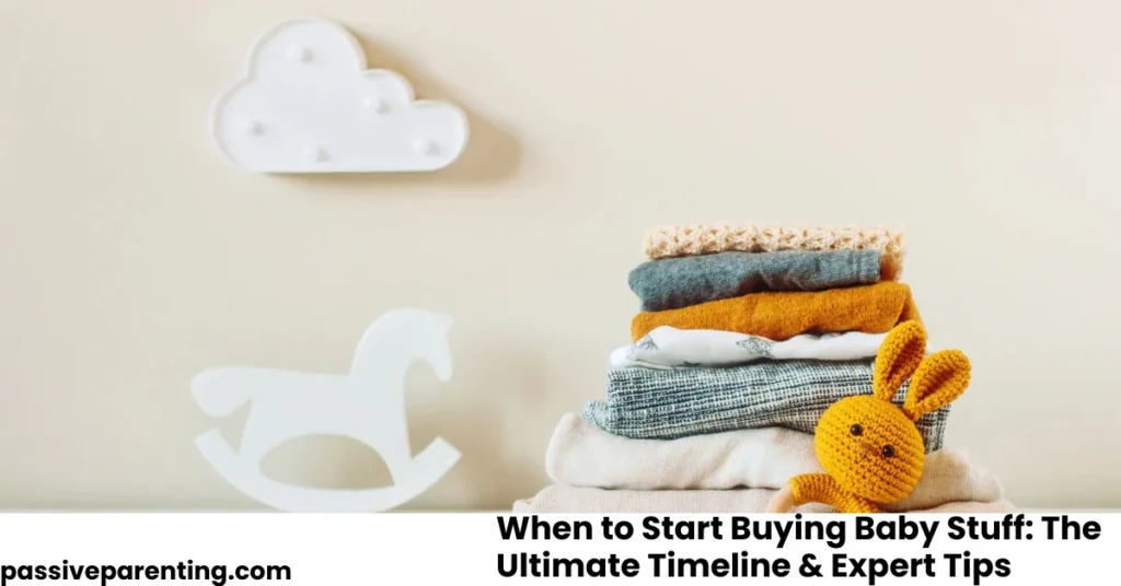 When to Start Buying Baby Stuff