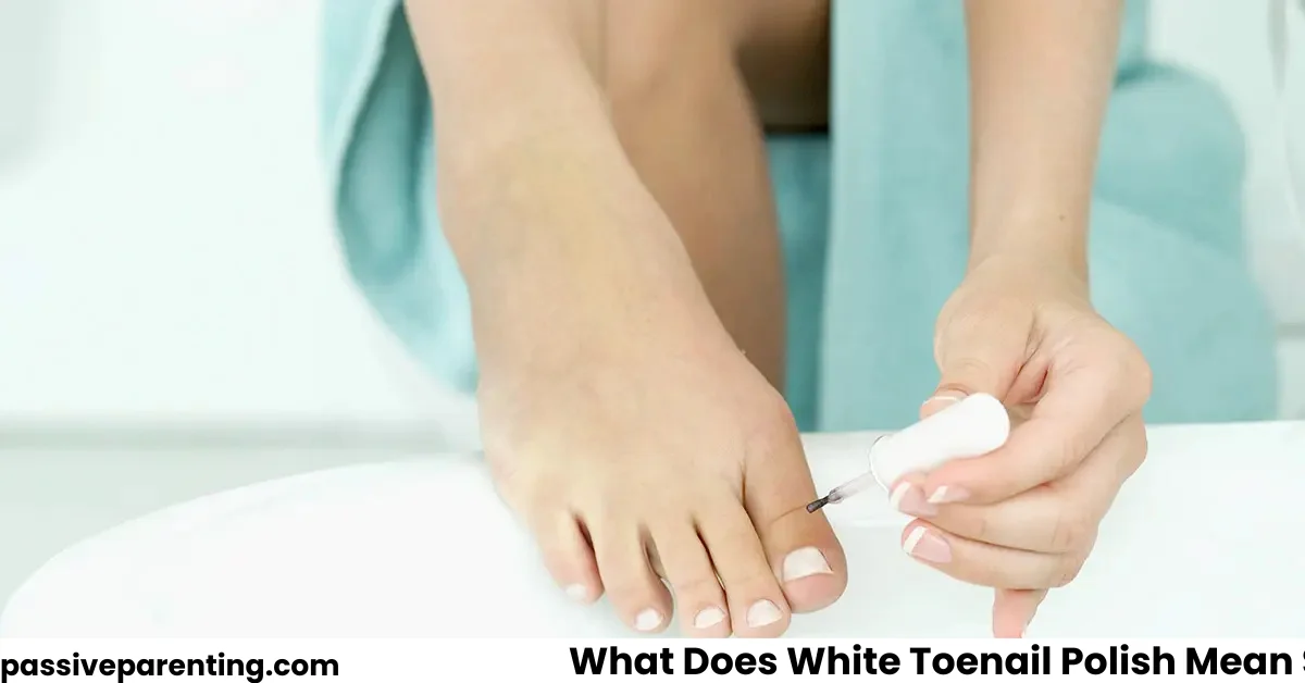 What Does White Toenail Polish Mean Sexually?