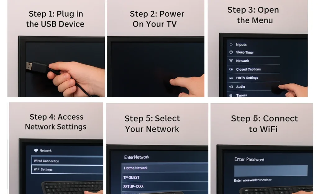 How to Connect Vizio TV to WiFi Without Remote: Simple Tricks Connect Vizio TV to WiFi Using a USB Keyboard or Mouse