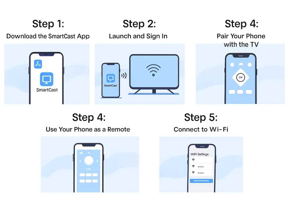 How to Connect Vizio TV to WiFi Without Remote: Simple Tricks Connect Vizio TV to WiFi Using the SmartCast App