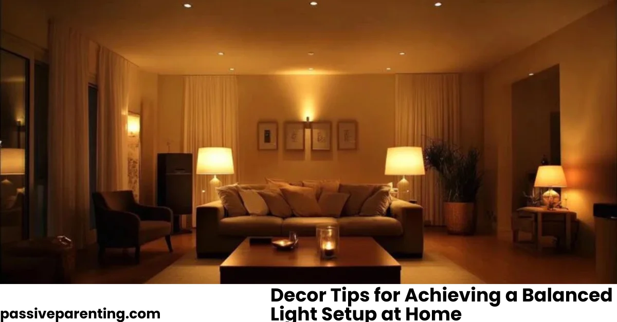 Decor Tips for Achieving a Balanced Light Setup at Home