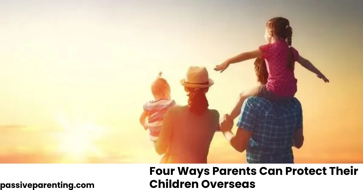 Four Ways Parents Can Protect Their Children Overseas