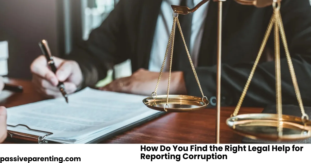 How Do You Find the Right Legal Help for Reporting Corruption