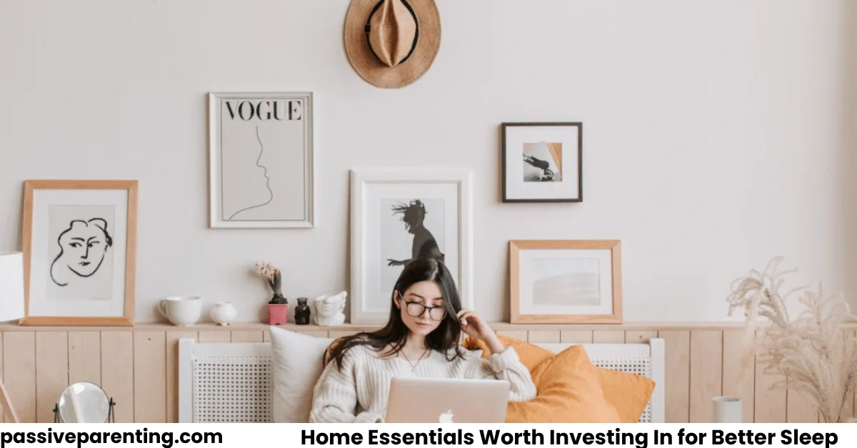 Home Essentials Worth Investing In for Better Sleep and Wellness