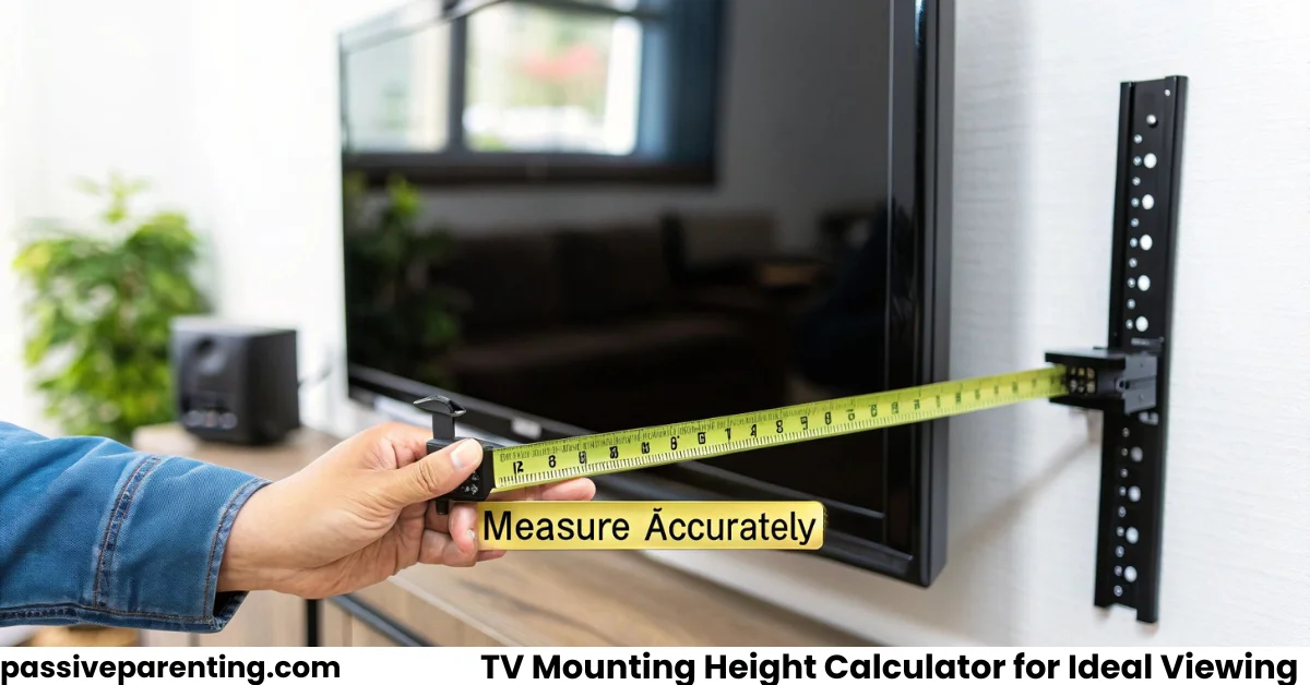 TV Mounting Height Calculator for Ideal Viewing