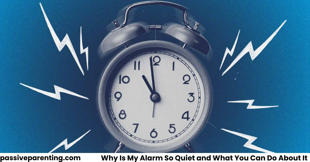 Why Is My Alarm So Quiet and What You Can Do About It