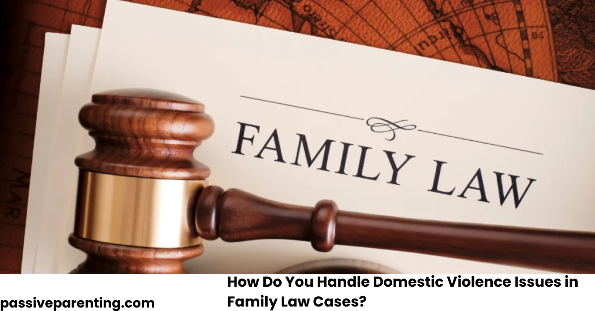 How Do You Handle Domestic Violence Issues in Family Law Cases